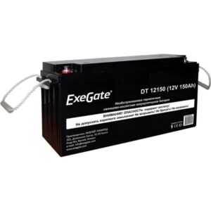 Аккумуляторная батарея ExeGate DT 12150 (12V 150Ah, под болт М8)