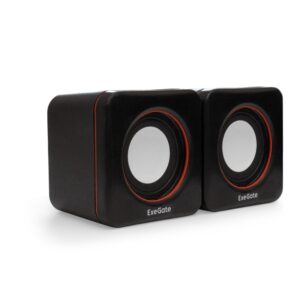 Акустическая система 2.0 ExeGate EX287050RUS Disco 160 (питание USB, 2х3Вт (6Вт RMS), 100-20000Гц, черный)