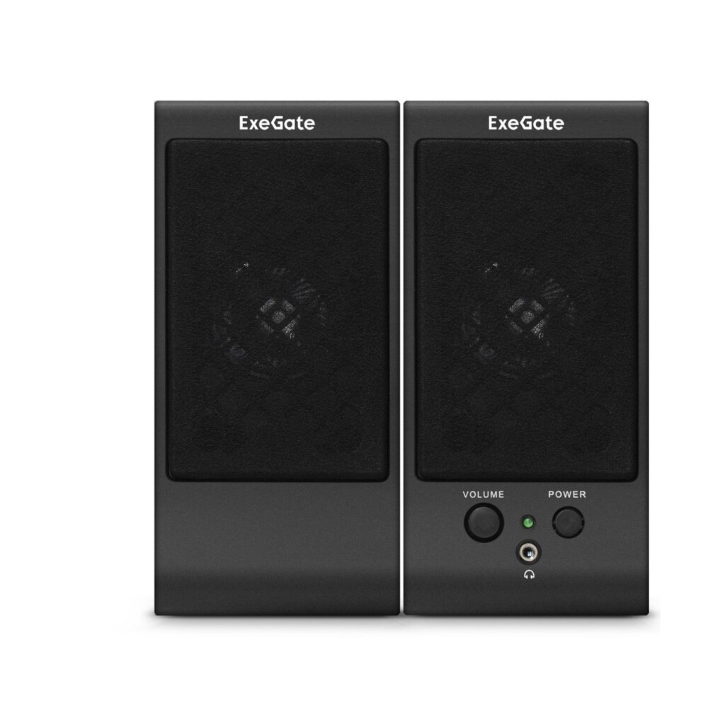 Акустическая система 2.0 ExeGate EX287056RUS Tango 230 (питание USB, 2х3Вт (Вт RMS), 80-20000Гц, черный)
