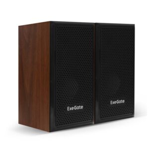 Акустическая система 2.0 ExeGate EX287058RUS Tango 312 (питание USB, 2х3Вт (6 Вт RMS), 80-20000Гц, светлое дерево)