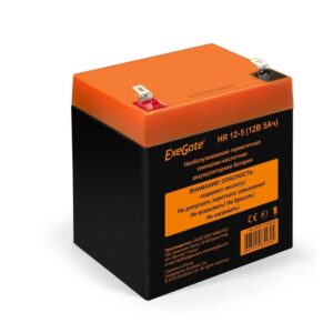 Батарея для ИБП ExeGate EP211732RUS HR 12-5/EXG1250 (12V 5Ah 1221W), клеммы F2