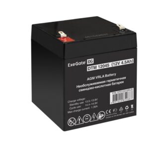 Батарея для ИБП ExeGate EP212310RUS DTM 12045/EXG1245 (12V 4.5Ah) клеммы F1
