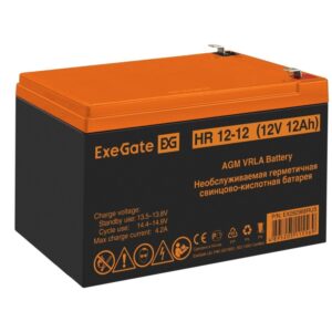 Батарея для ИБП ExeGate HR 12-12 (12V 12Ah 1251W), клеммы F2
