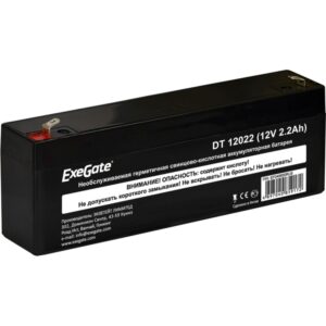Батарея для ИБП ExeGate Power EP249950RUS DT 12022/EXG12022 (12V 2.2Ah) клеммы F1