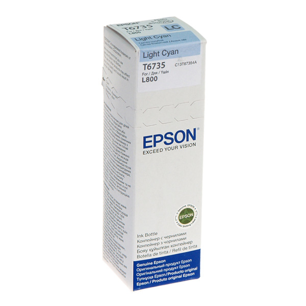 Чернила Epson C13T67354A для L800 (light cyan) 70 мл
