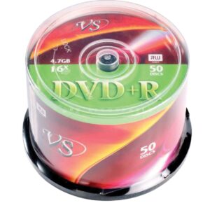 Диски VS DVD+R 4.7Gb, 16x, Cake Box 50шт.(620472)