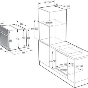 Духовка Gorenje BOS67371CLB, встраиваемая