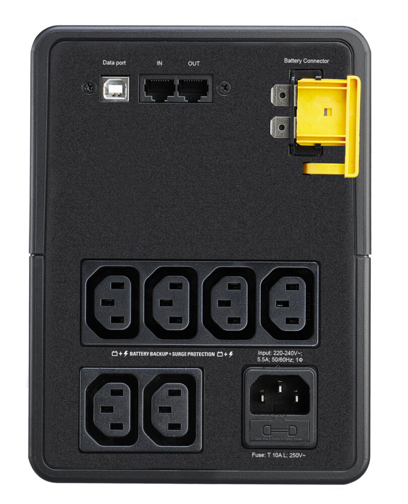 Источник бесперебойного питания APC Back-UPS BX1200MI / 1200ВА / 650Вт / 4 х CEE 7 (евророзетка)