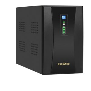 Источник бесперебойного питания ExeGate EX292608RUS SpecialPro UNB-2000.LED.AVR.4C13.RJ.USB 2000VA/1200W, LED, AVR,4*C13, RJ45/11,USB, металлический корпус, черный
