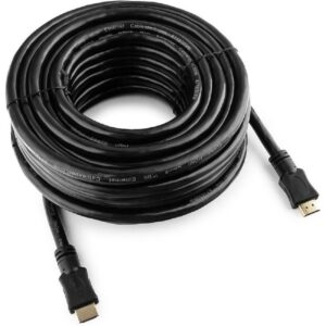 Кабель Cablexpert HDMI CC-HDMI4-15M, 19M/19M, v2.0, медь, позол.разъемы, экран, 15м, черный, пакет