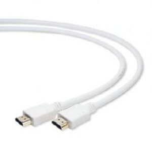 Кабель Cablexpert HDMI CC-HDMI4-W-6, 19M/19M, v2.0, медь, позол.разъемы, экран, 1.8м, белый, пакет