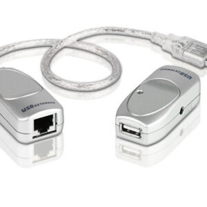 Кабель удлинитель USB 1.1 AM/AF Aten UCE60-AT до 60 м.(через RJ45, по витой паре. Без патч-корда в комплекте), питание от шины