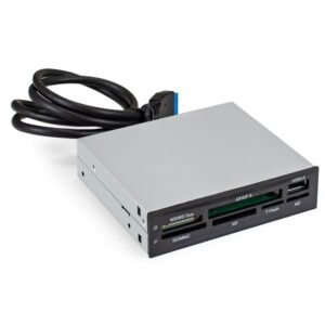 Кард-ридер ExeGate CR-611U3/черный/SD/SDHC/SDXC/MMC/microSD/T-Flash/CF/MS/MS micro/XD/USB 3.0/металл/пластик