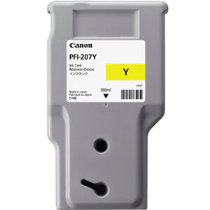 Картридж CANON PFI-207 Y желтый, 300 мл