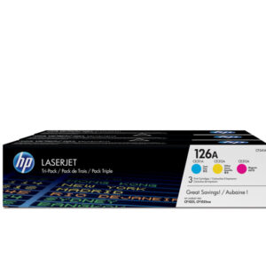 Картридж лазерный комплект HP CF341A голубой/пурпурный/желтый для LJ CP1025 3 х 1000 стр