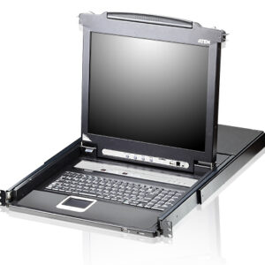Коммутаторы консоли ATEN SINGLE RAIL 16P PS/2-USB LCDKVMP 17INCH (CL5716MR).