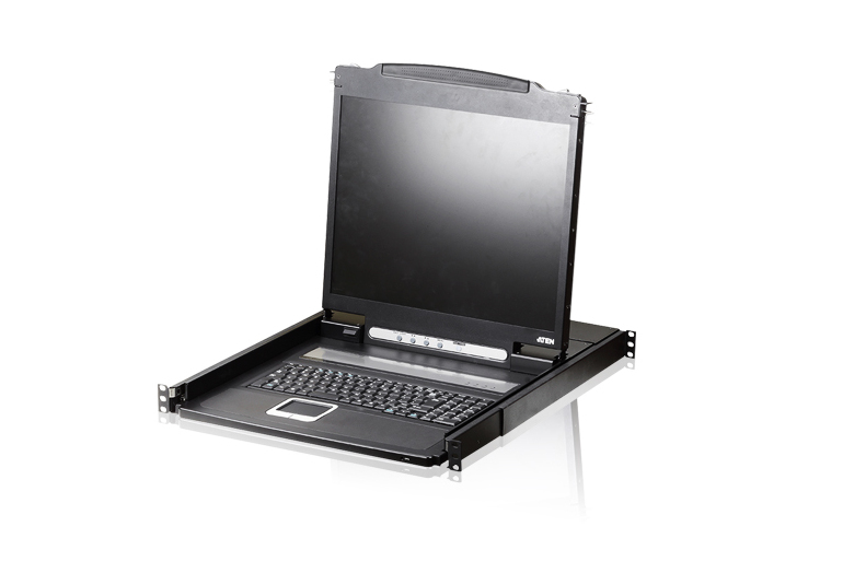 Консоль ATEN LCD CONSOLE 19INCH W/RU KB/EU Rack (CL1000NR)