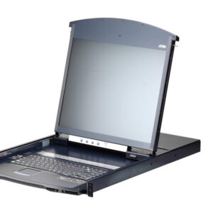 KVM консоль с переключателем ATEN 1L/1R 16p C5 D.Rail LCD KVM over IP SW