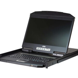 KVM переключатель ATEN 18.5" 16-Port PS/2-USB VGA Single Rail WideScreen LCD KVM Switch