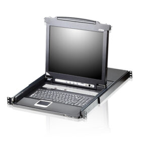 KVM переключатель Aten KVM W/LCD 8PORT CL5708M-ATA-RG
