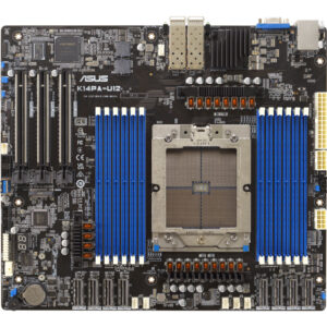 Материнская плата ASUS K14PA-U12, SP5, SoC, 12xDDR5 RDIMM, 0xSATA, 1xM.2, 3xPCIe 5.0 x16, 1xVGA, 2xSFP28 25Gb LAN + 1xManagement LAN, 2xUSB 3.2 Gen 1, 0x3.5 мм, CEB