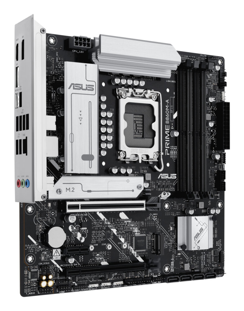 Материнская плата ASUS PRIME B860M-A-CSM, LGA1851, Intel B860, 4xDDR5, 4xSATA, 2xM.2, 1xPCIe 5.0 x16, DisplayPort, HDMI, 1x2.5Gb LAN, USB Type-C, 3x3.5 мм, 7.1, microATX