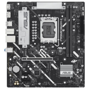 Материнская плата ASUS PRIME B860M-K, LGA1851, Intel B860, 2xDDR5, 4xSATA, 2xM.2, 1xPCIe 4.0 x16, DisplayPort, HDMI, 1x2.5Gb LAN, 3x3.5 мм, 7.1, microATX