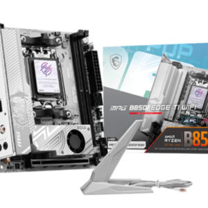 Материнская плата MSI MPG B850I EDGE TI WIFI, AM5, AMD B850, 2xDDR5, 2xSATA, 2xM.2, 1xPCIe 5.0 x16, HDMI, 1x5Gb LAN, USB Type-C, Wi-Fi 7, Bluetooth, 2x3.5 мм, 7.1, Mini-ITX