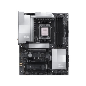 Материнская плата MSI PRO X870E-P WIFI, AM5, AMD X870E, 4xDDR5, 4xSATA, 3xM.2, 3xPCIe 5.0/4.0/3.0 x16, 1xPCIe 3.0 x1, 1xHDMI, 1x 5Gb LAN, 4xUSB 2.0, 2xUSB 3.2 Gen1, 3xUSB 3.2 Gen2, 2xUSB Type-C, 3x3.5 мм, 7.1, ATX