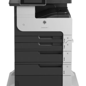 МФУ лазерное HP LaserJet Enterprise MFP M725f, лазерный принтер/сканер/копир/факс A3, 40ppm, 1200dpi, 1024Mb, 320Gb HDD, 5 trays 100+250+250+500+500, Cabinet, ADF100, Duplex, USB/LAN/FIH, Color LCD20i, 1y warr, repl. Q7830A M5035x, Q7831A M5035xs)