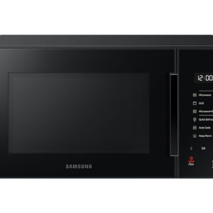 Микроволновая печь Samsung MG23T5018AK/BW черный, 23 л, 800 Вт, переключатели - сенсор
