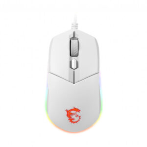 Мышь проводная MSI Clutch GM11 белый, 5000 dpi, USB, кнопки - 6
