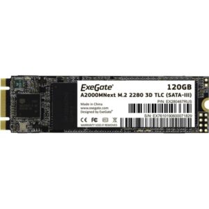 Накопитель SSD ExeGate EX280467RUS A2000MNext 120 Gb M.2 2280 3D TLC (SATA-III)