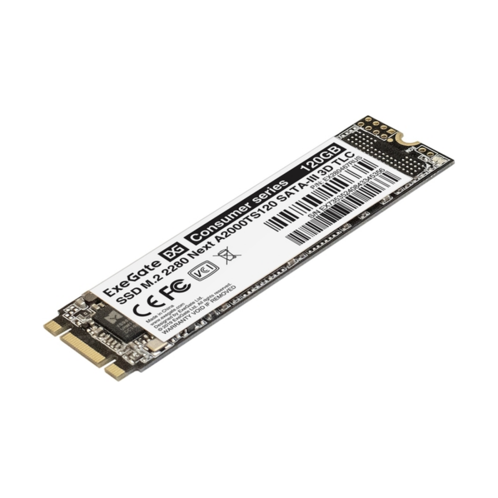 Накопитель SSD ExeGate EX280467RUS A2000MNext 120 Gb M.2 2280 3D TLC (SATA-III)