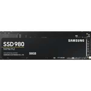 Накопитель SSD Samsung 980 MZ-V8V500BW, 500Gb, PCIe 3.0 x4, M.2 2280, NVMe, R/W 3100/2600