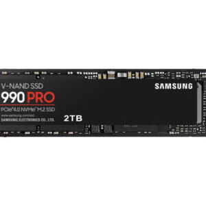 Накопитель SSD Samsung 990 PRO, 2Tb, PCIe 4.0 x4, M.2 2280, NVMe, R/W 7450/6900