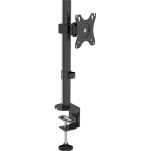 Настольное крепление ExeGate EDM1-3210-01 (кронштейн для одного монитора 15"-32", VESA 75x75, 100x100, макс. нагрузка 10 кг, наклон -45°/+45°, поворот -45°/+45°, вращение 360°, 2 способа крепления: сквозное и струбцина, черный)