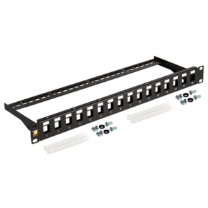 Патч-панель наборная Lanmaster LAN-PPN16OK-UTP 19" 1U 16x UTP