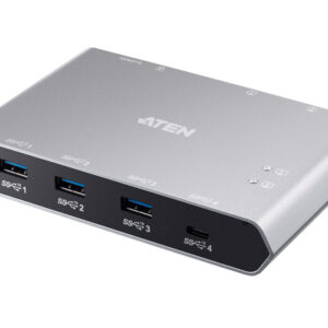 Переключатель ATEN 2-Port USB-C Gen 2 Sharing Switch with Power Pass-through