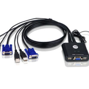Переключатель ATEN 2-Port USB VGA Cable KVM Switch with Remote Port Selector
