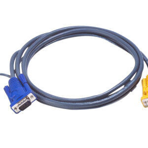 Переключатель ATEN 2L-5202UP Шнур, монитор+клавиатура+мышь Intelligent CABLE HD15M/USBAM 1.8M