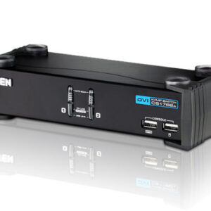 Переключатель электронный CUBIQ 2 PORT USB 2.0 DVI KVMP SWITCH