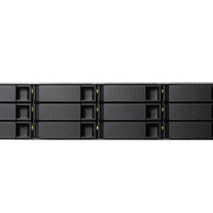 Полка расширения сетевого хранилища без дисков SMB QNAP TL-R1200C-RP USB 3.2 Gen 2 Type-C JBOD storage enclosure, 12-tray 3,5"/2,5" w/o HDD, 2xPSU. Rackmount. W/o rail kit RAIL-B02