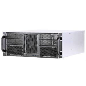 Procase Корпус 4U server case,4x5.25+11HDD,черный,без блока питания,глубина 550мм,MB CEB 12"x10,5", панель вентиляторов 3*120x25 PWM [RE411-D4H11-FC-55]