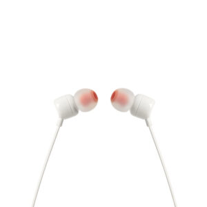 Проводные наушники JBL Tune 110 белый, внутриканальные, Jack 3.5 мм