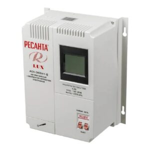 Ресанта АСН-3 000 Н/1-Ц 63/6/21 Стабилизатор Lux {220В±8%, Габариты 260х155х310, Вес 8кг}