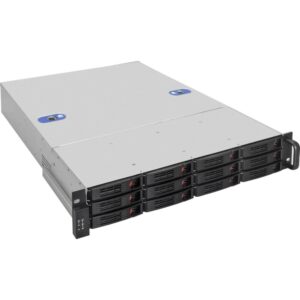 Серверный корпус ExeGate Pro 2U660-HS12 (RM 19", высота 2U, глубина 660, БП 1U-1100ADS, 12xHotSwap)