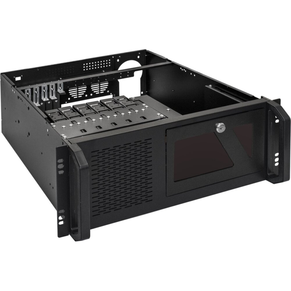 Серверный корпус ExeGate Pro 4U4021S (RM 19", высота 4U, глубина 480, БП 800ADS, USB)"