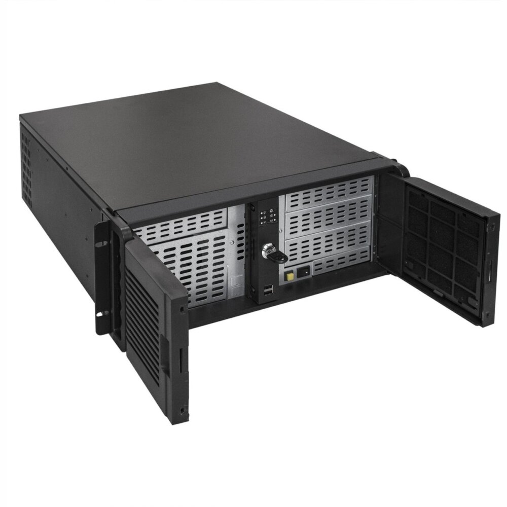 Серверный корпус ExeGate Pro 4U4132 (RM 19", высота 4U, глубина 480, БП 800ADS, USB)"