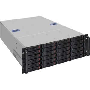 Серверный корпус ExeGate Pro EX293273RUS 4U660-HS24 (RM 19", высота 4U, глубина 660, БП 600RADS, 24xHotSwap, USB)